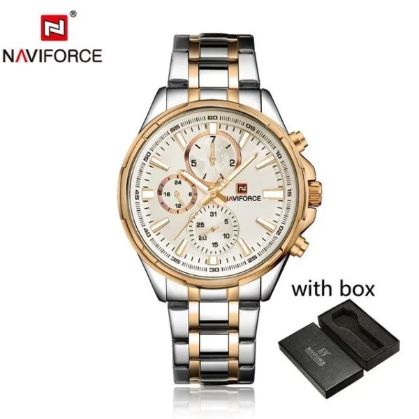 NAVIFORCE NF9089 Silver Rose White